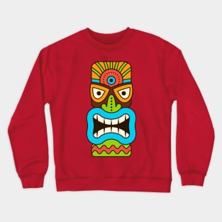 Tiki Masks Crewneck Sweatshirt